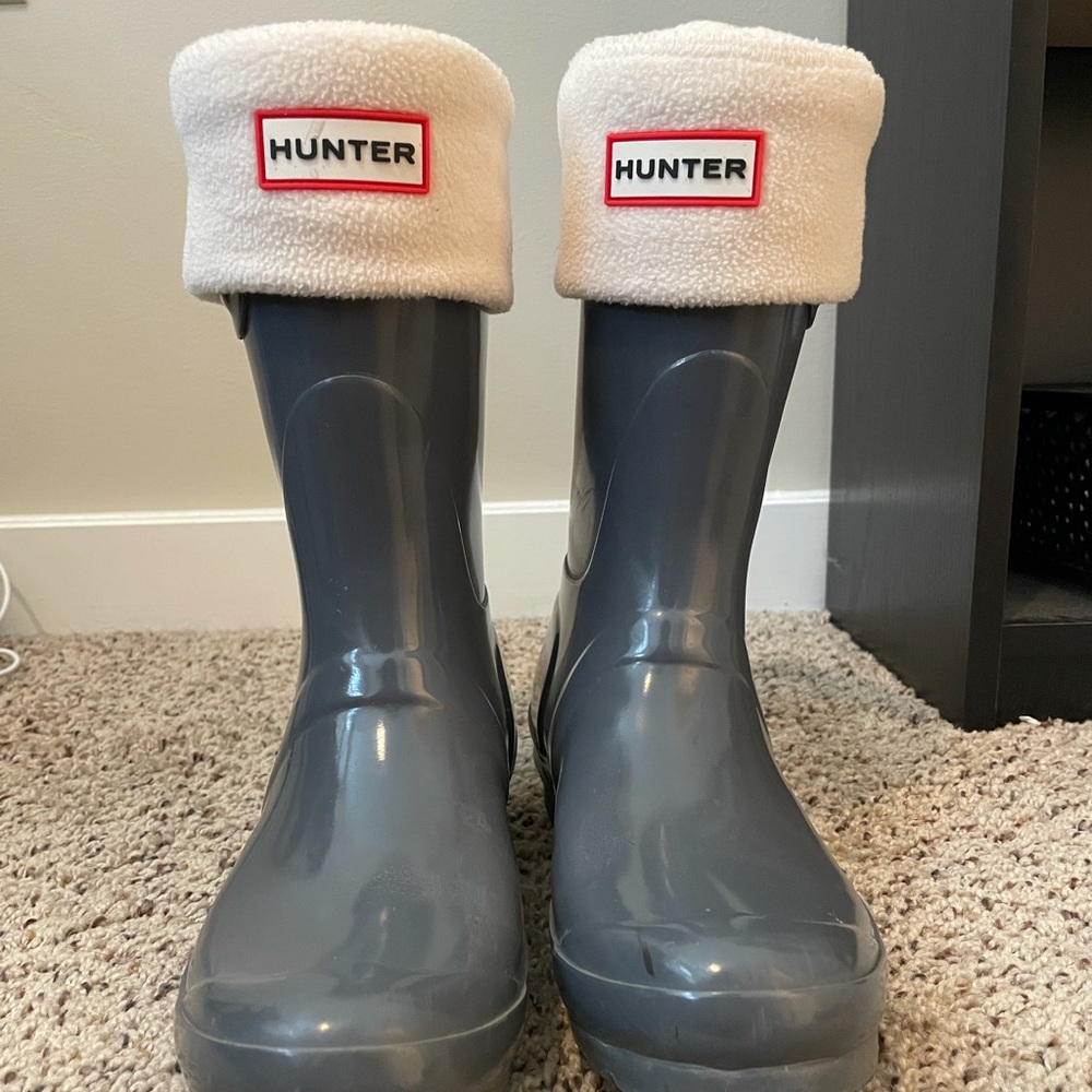 Short Hunter Boots with Socks!